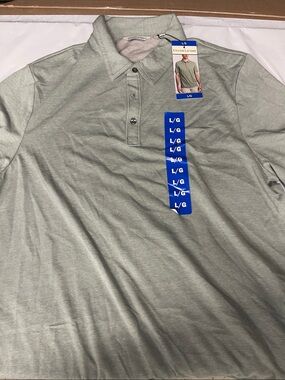 English Laundry Men's Light Sage Green Polo